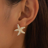 Glitz Starfish Earrings