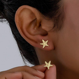 Mini Starfish Earrings